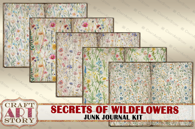 wildflowers-junk-journal-pages-secrets-of-wildflower