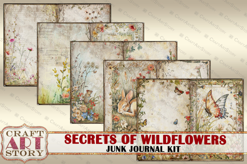 wildflowers-junk-journal-pages-secrets-of-wildflower