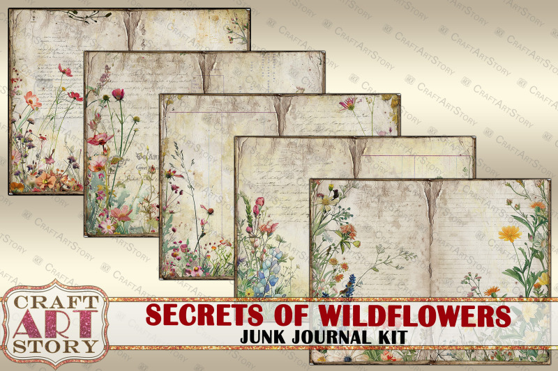 wildflowers-junk-journal-pages-secrets-of-wildflower