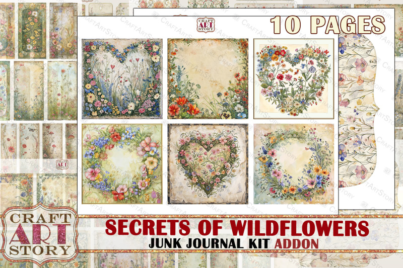 wildflowers-junk-journal-pages-addon-secrets-of-wildflower