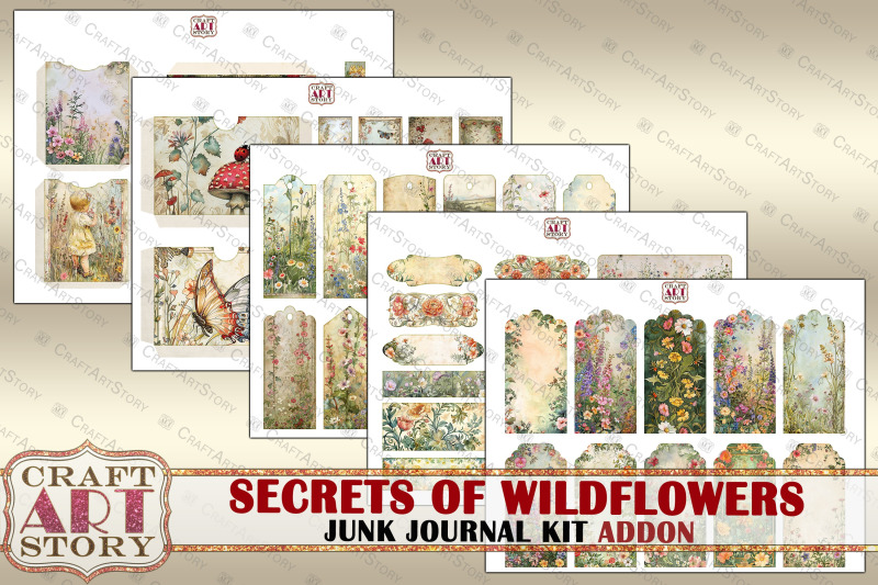 wildflowers-junk-journal-pages-addon-secrets-of-wildflower