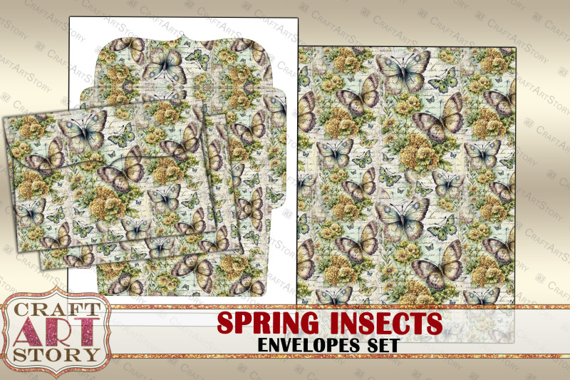 spring-insects-envelopes-set-printable-envelope-template