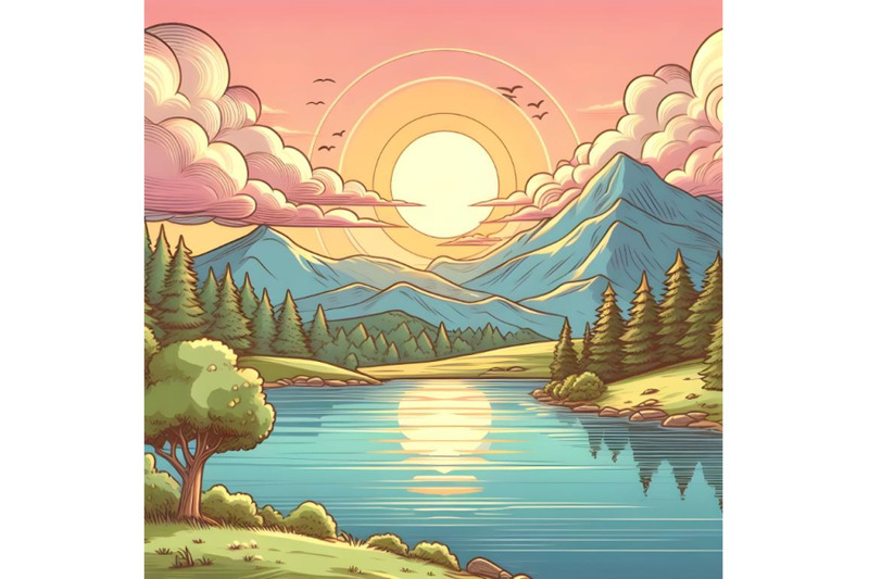 lake-and-mountains