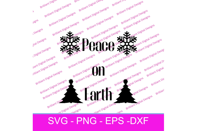 christmas-text-peace-on-earth-svg