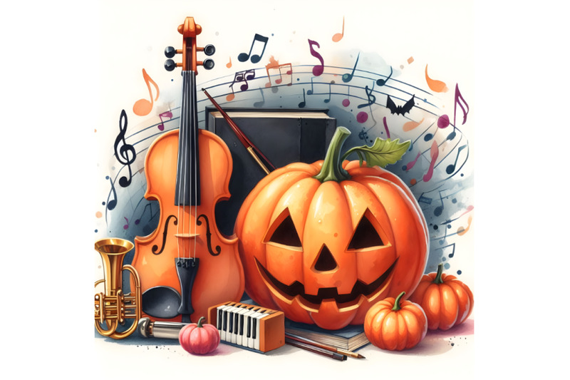 pumpkin-halloween-music-lover