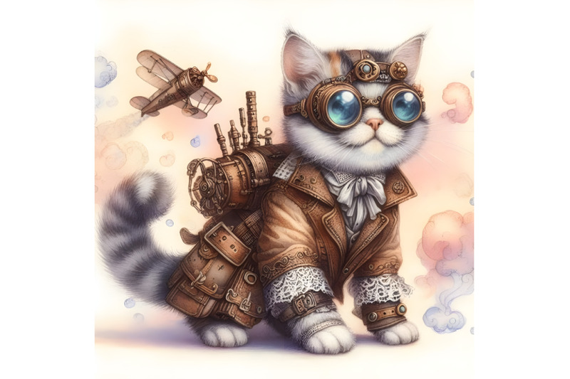 cat-in-steampunk-style-clothes