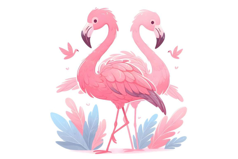 artistic-pink-flamingo