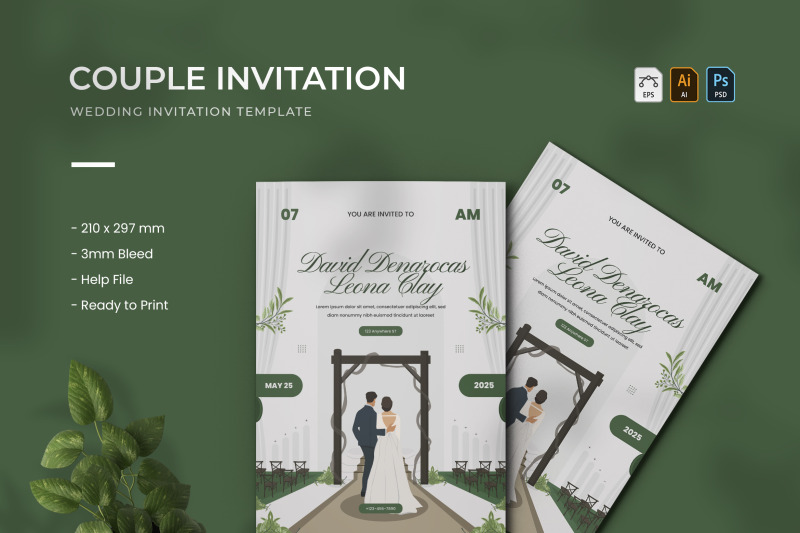 couple-wedding-invitation