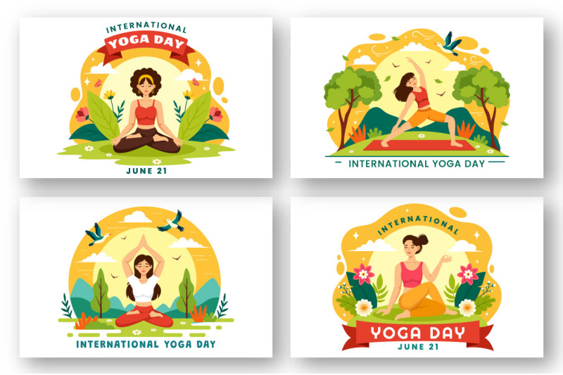 12-international-yoga-day-illustration