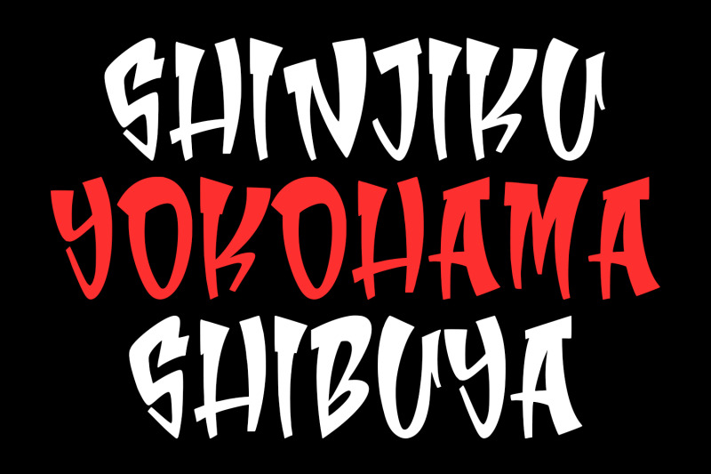 shinju-display-japanese-handmade-font-typeface