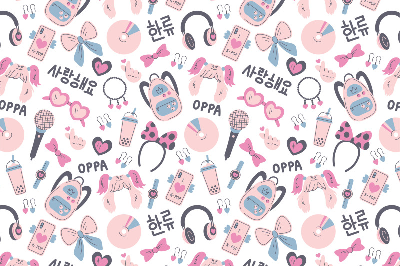 korean-pop-music-seamless-pattern