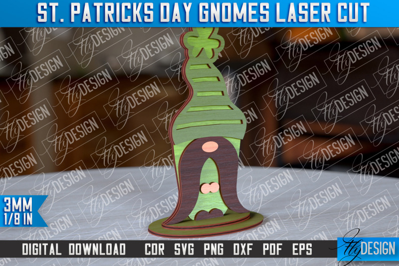 st-patricks-day-gnomes-laser-cut-laser-cut-design-cnc-files