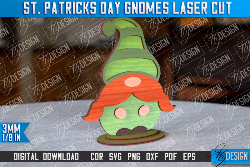 st-patricks-day-gnomes-laser-cut-laser-cut-design-cnc-files