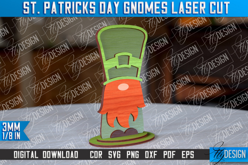 st-patricks-day-gnomes-laser-cut-laser-cut-design-cnc-files