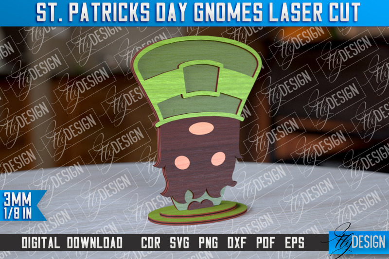 st-patricks-day-gnomes-laser-cut-laser-cut-design-cnc-files