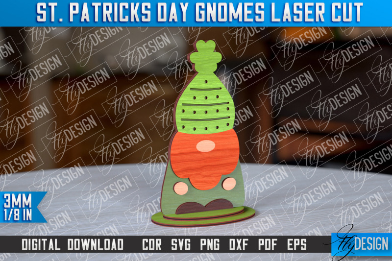 st-patricks-day-gnomes-laser-cut-laser-cut-design-cnc-files