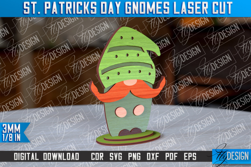 st-patricks-day-gnomes-laser-cut-laser-cut-design-cnc-files