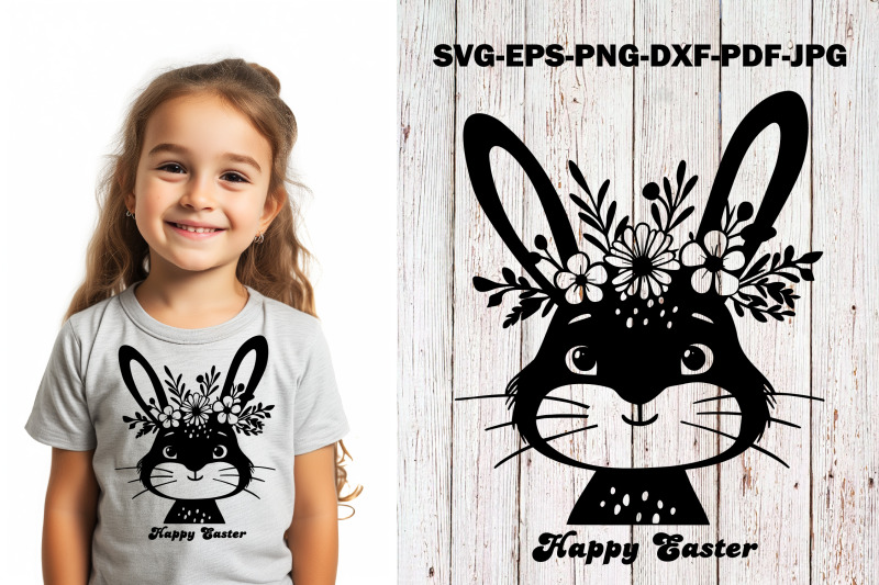 easter-bunny-svg-cut-file-happy-easter-svg-bunny-with-flower