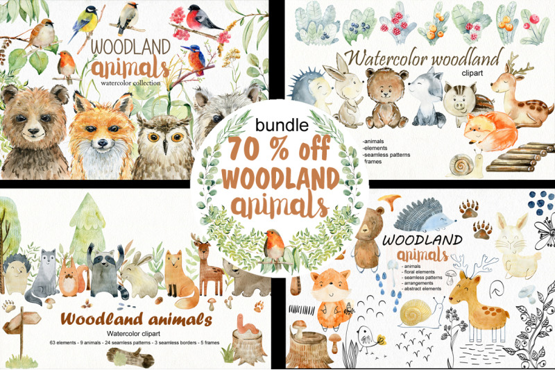 70-off-bundle-woodland-animals