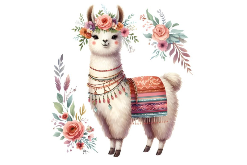 cute-watercolor-llama