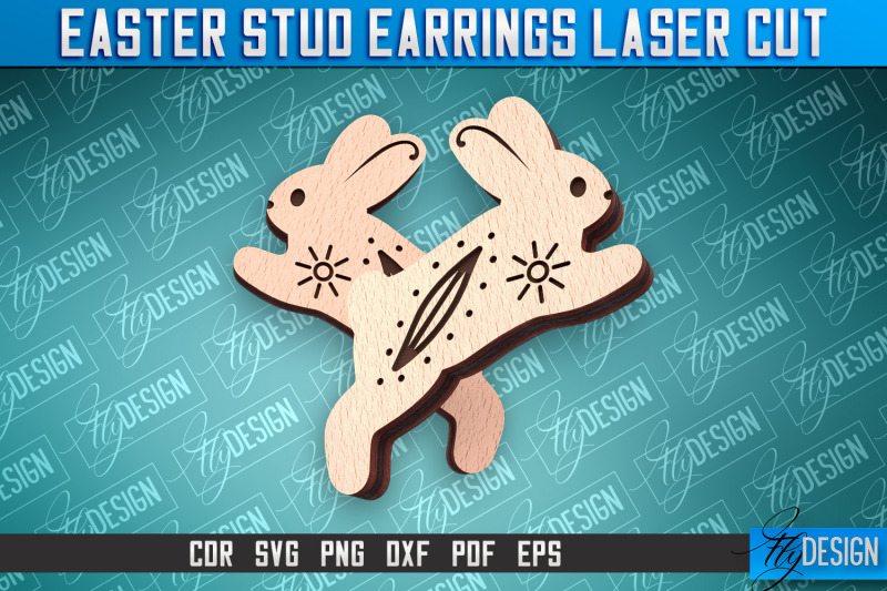 easter-stud-earrings-laser-cut-accessories-laser-cut-svg-design-cn