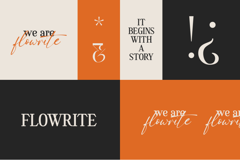flowrite-modern-font-duo-13-fonts