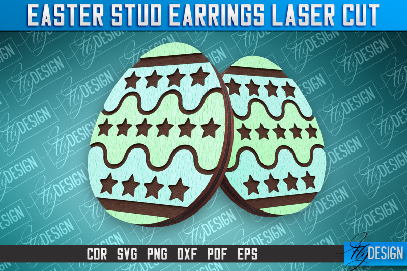 easter-stud-earrings-laser-cut-accessories-laser-cut-svg-design-cn