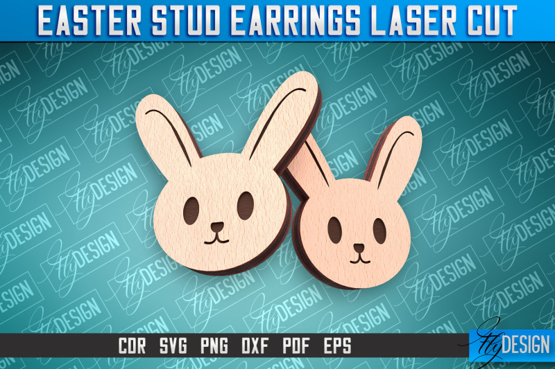 easter-stud-earrings-laser-cut-accessories-laser-cut-svg-design-cn