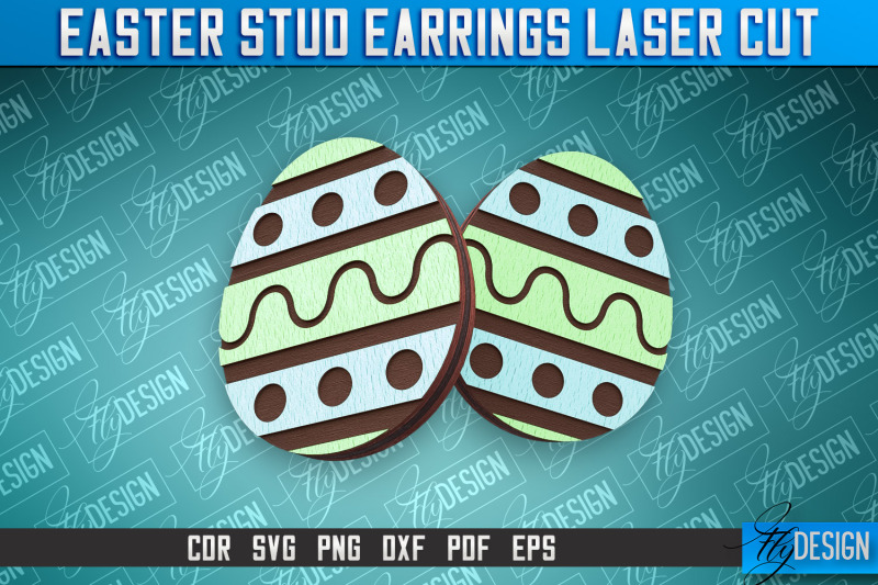 easter-stud-earrings-laser-cut-accessories-laser-cut-svg-design-cn