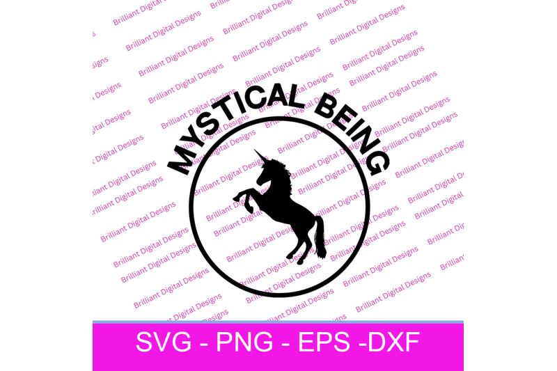 circle-icon-unicorn-mystical-being-svg