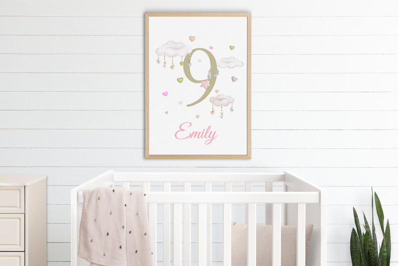 baby-milestone-card-watercolor-9-months