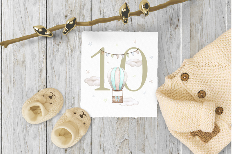 baby-milestone-card-watercolor-10months