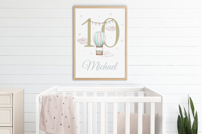 baby-milestone-card-watercolor-10months