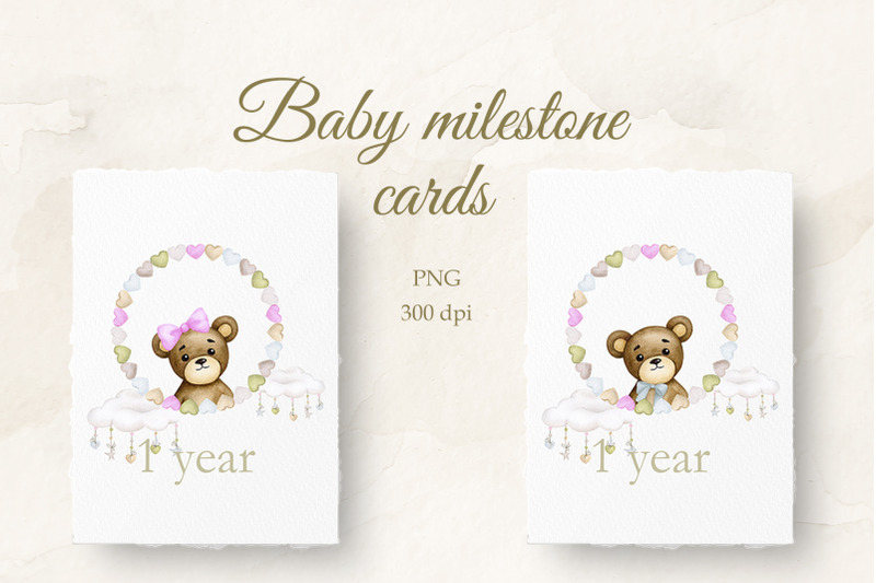 baby-milestone-card-watercolor-12months