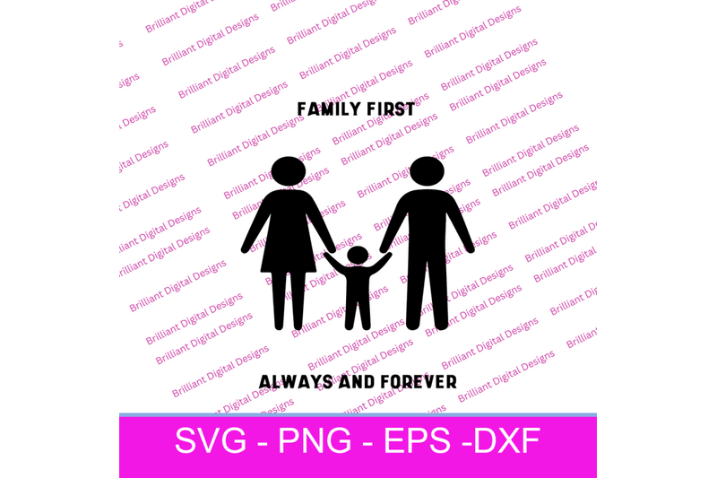 family-family-first-always-and-forever-svg