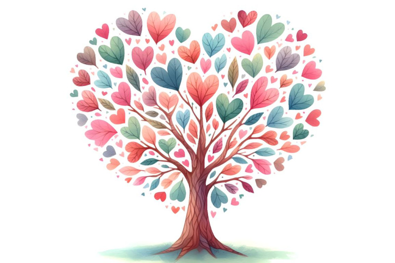 a-tree-with-heart-shaped-leaves