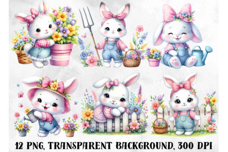 bunnies-clipart-cute-spring-bunnies