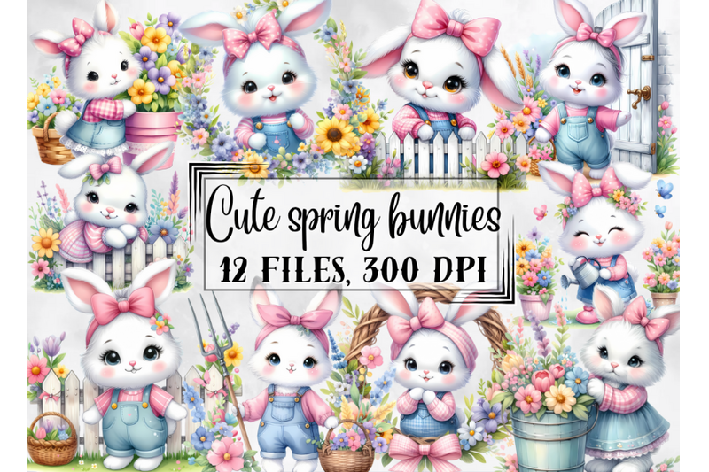 bunnies-clipart-cute-spring-bunnies