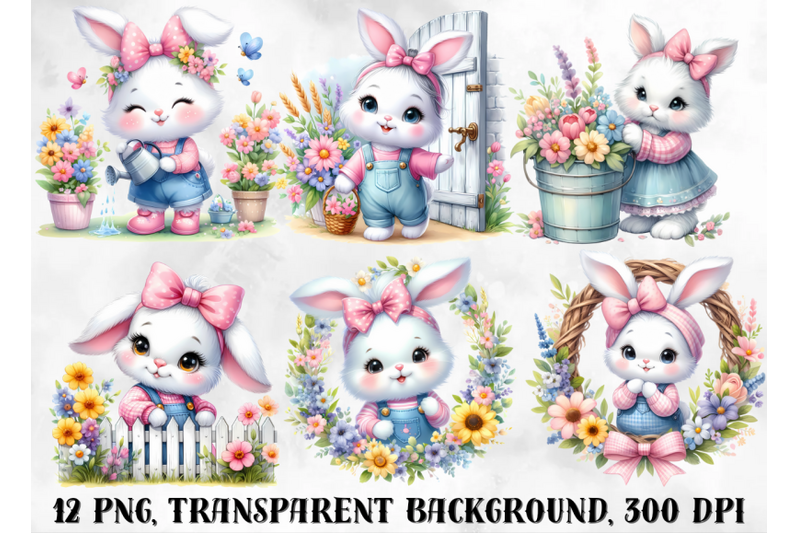 bunnies-clipart-cute-spring-bunnies