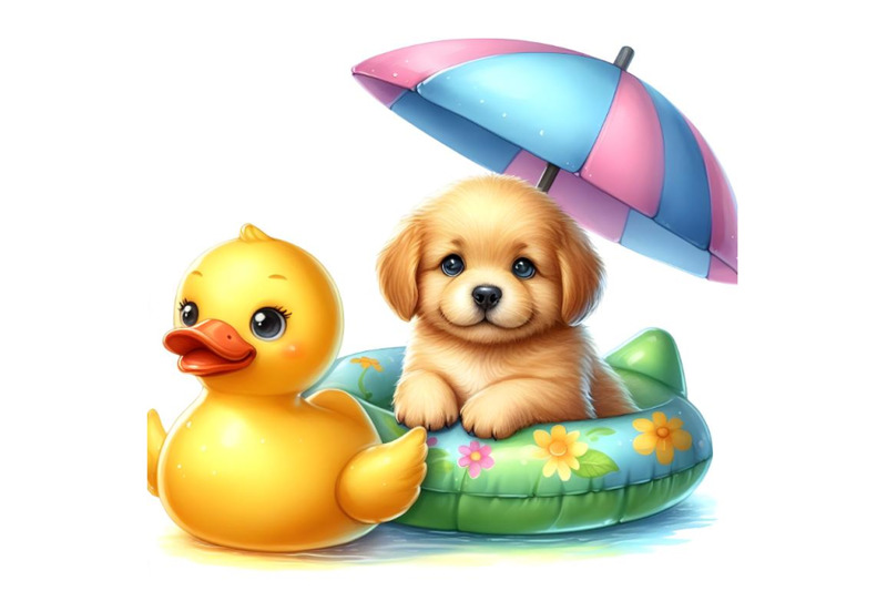 puppy-floats