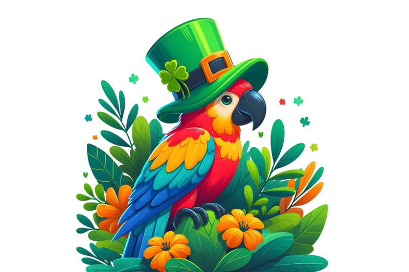 a-colorful-parrot