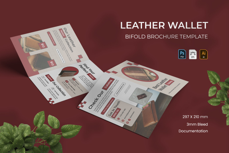 leather-wallet-catalog-bifold-brochure