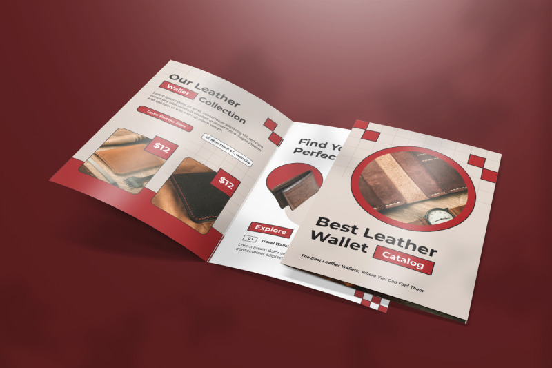 leather-wallet-catalog-bifold-brochure