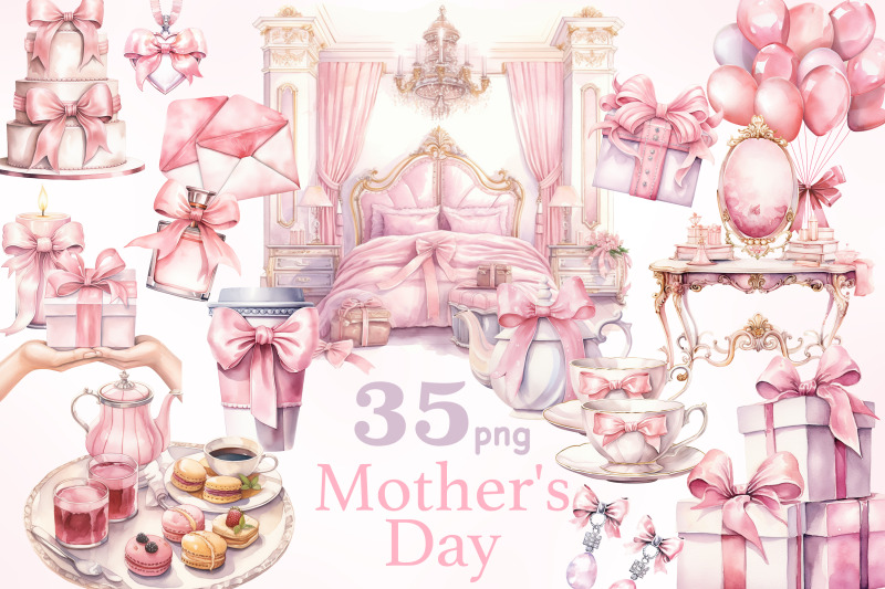 mothers-day-clipart-bundle-family-illustration-png-set