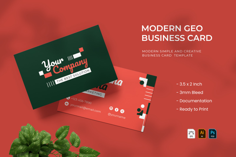 modern-geo-business-card