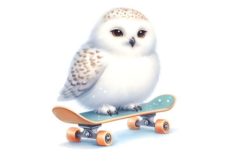 white-polar-owl