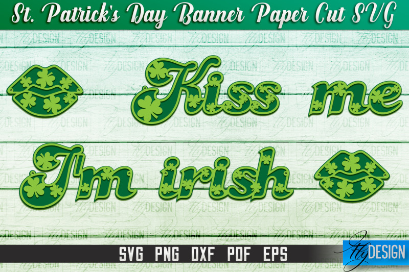 st-patrick-039-s-day-banner-paper-cut-paper-banner-svg-lucky-design