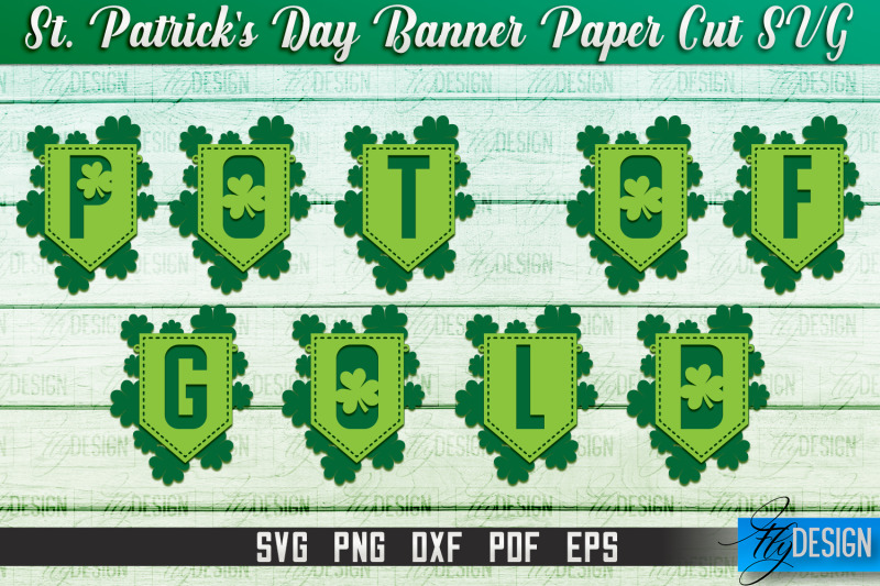 st-patrick-039-s-day-banner-paper-cut-paper-banner-svg-lucky-design