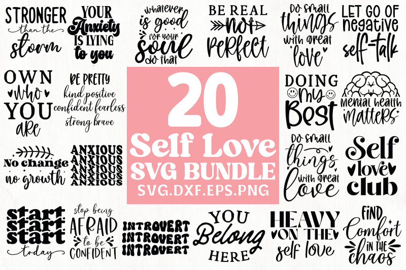 self-love-svg-bundle