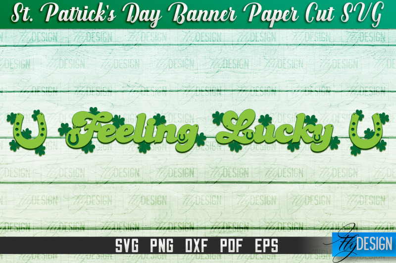 st-patrick-039-s-day-banner-paper-cut-paper-banner-svg-lucky-design